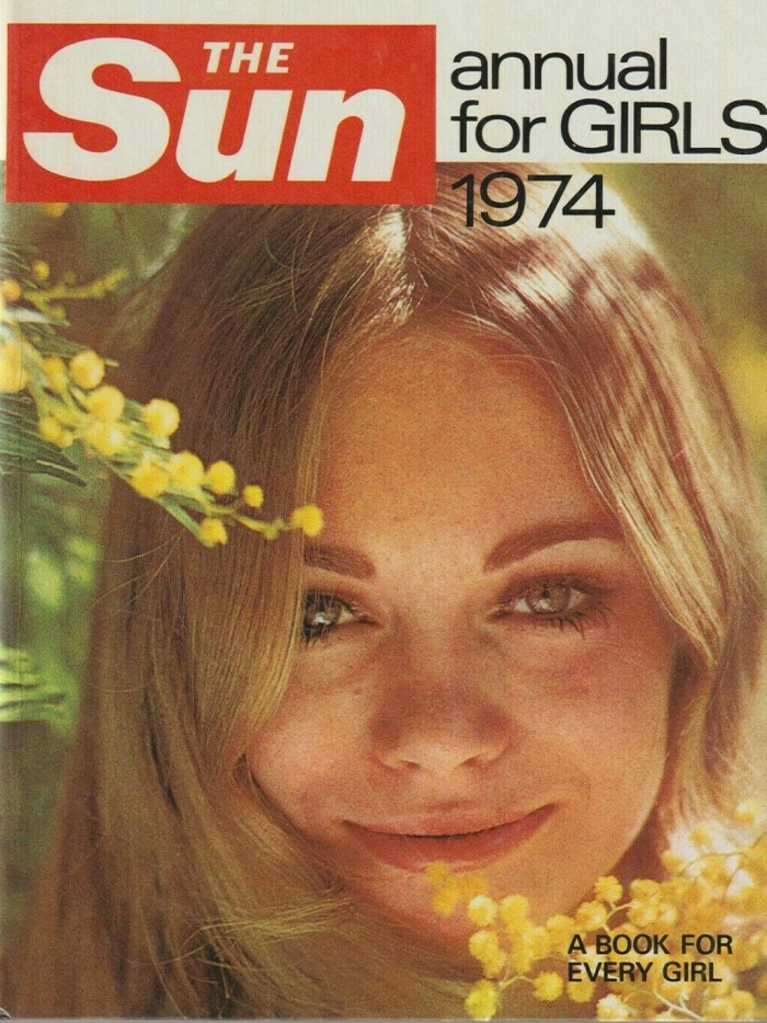 The Sun Annual For Girls 1974 - listen to Jenny Morrill talking to Tim Worthington about it in Looks Unfamiliar.