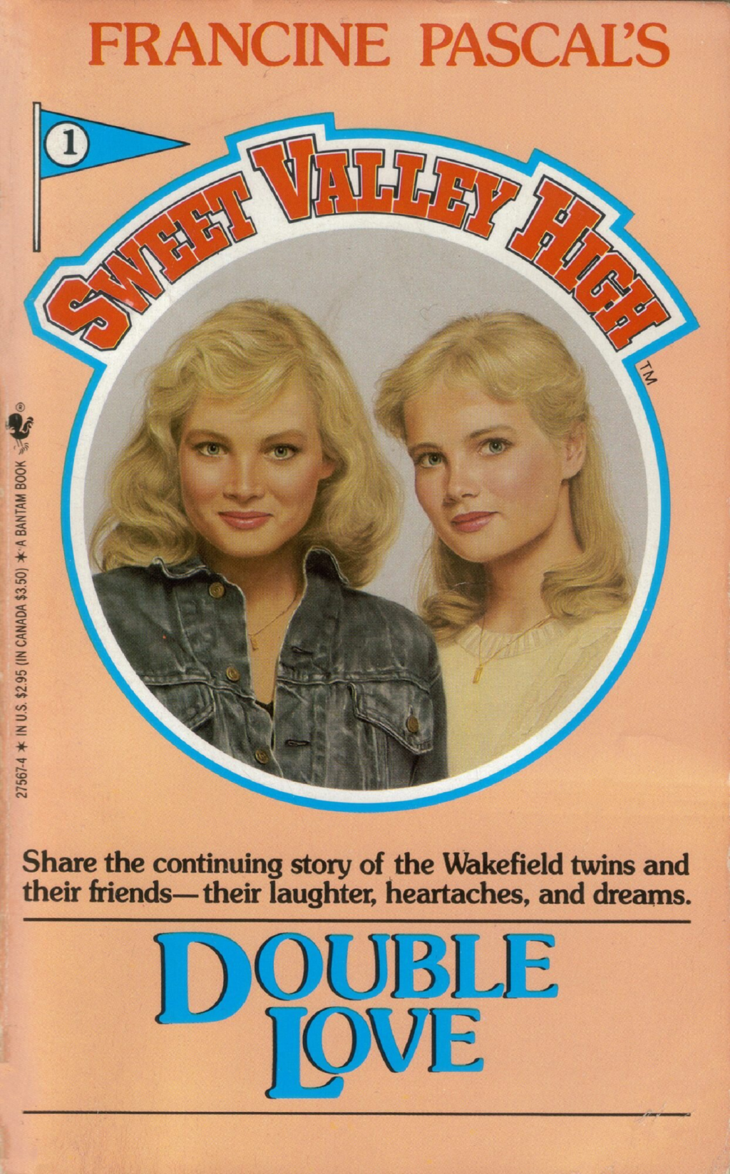 Sweet Valley High - Double Love by Francine Pascal (Random House, 1983) - listen to Emma Burnell and Tim Worthington talking about it in Looks Unfamiliar.