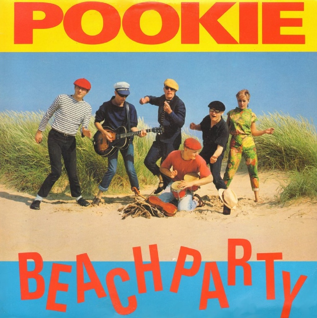 Pookie Beach Party by Pookiesnackenburger (Stiff, 1982)  - listen to Bob Fischer and Tim Worthington talking about it in Looks Unfamiliar.